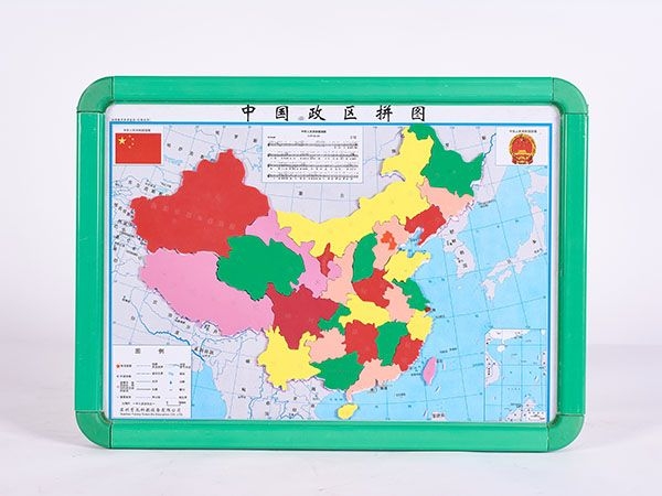 中國政區拼接模型