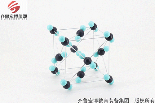 二氧化碳晶體結構模型